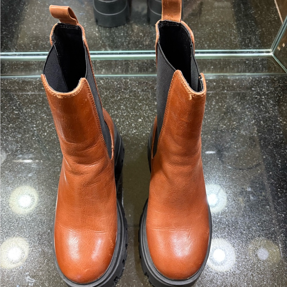 Gianni Bini Brown Ankle Boots